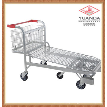 Five Castor Flatbed Warehouse Trolley